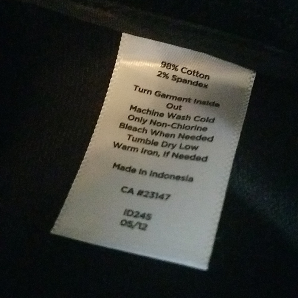 Talbots ladies slacks, black sz 4/p - Picture 4 of 6